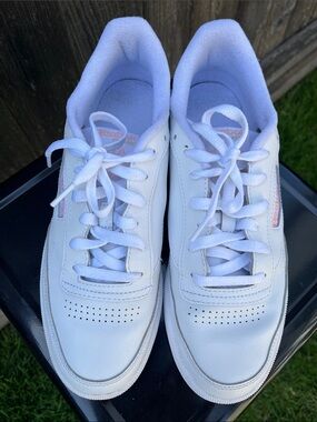 Reebok Women’s Club C 85 White/Aura Orange